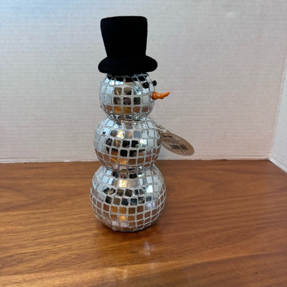 NEW 2024 Target Bullseye Disco Snowman 8.75" Tall Christmas - Picture 5 of 7